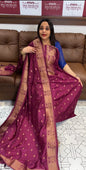 SILK KATAN UNSTITCHED SALWAR SUITS - IHA 18796