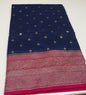 SEMI BANARASI SAREES - IHA 16772