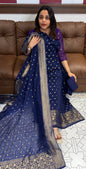 BANARASI UNSTITCHED SALWAR SUITS - IHA 17257