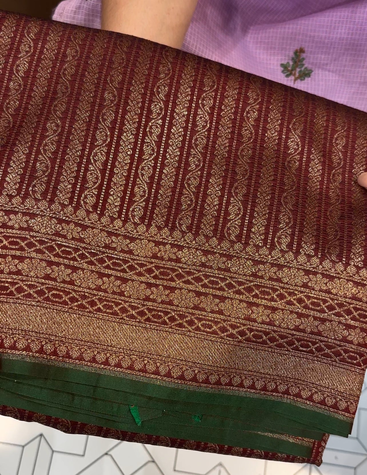 KATAN BANARASI SAREE - IHA 19206