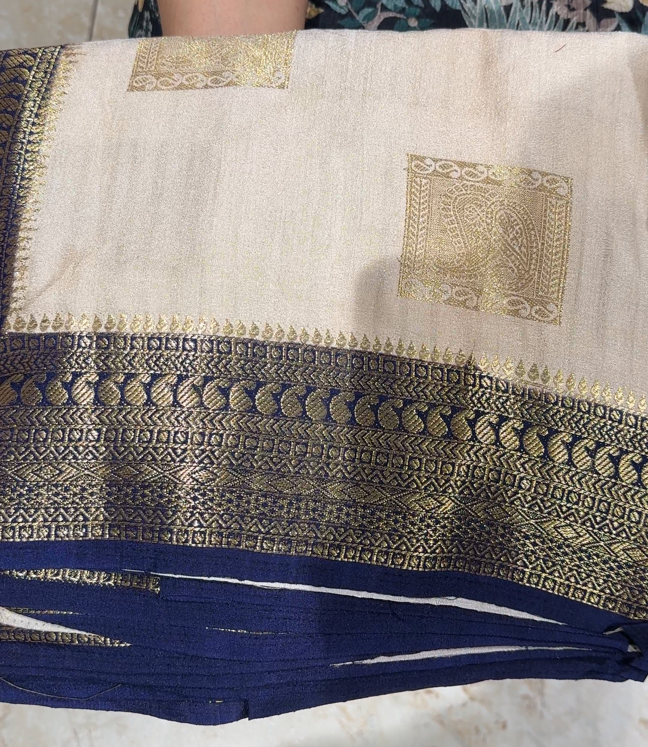 SEMI BANARASI SAREES - IHA 19629