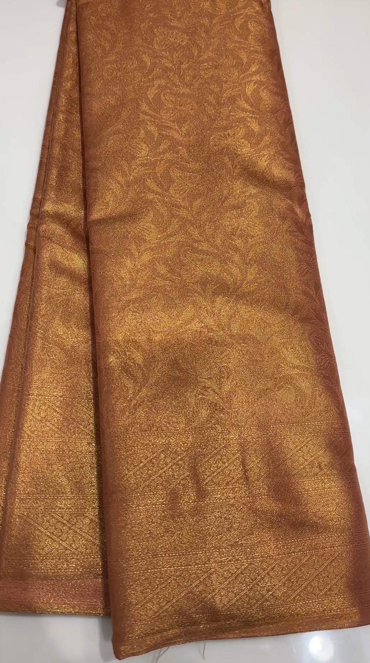 TISSUE KANCHIPURAM SILK SAREE - IHA 19303