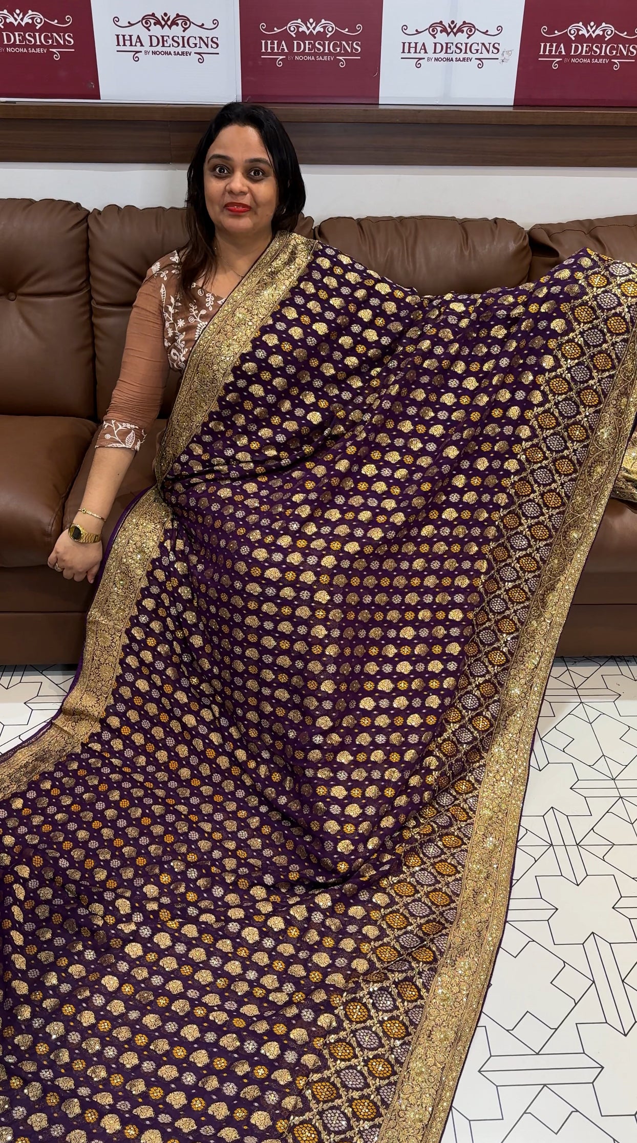 BANDHEJ BANARASI SAREES - IHA 17774