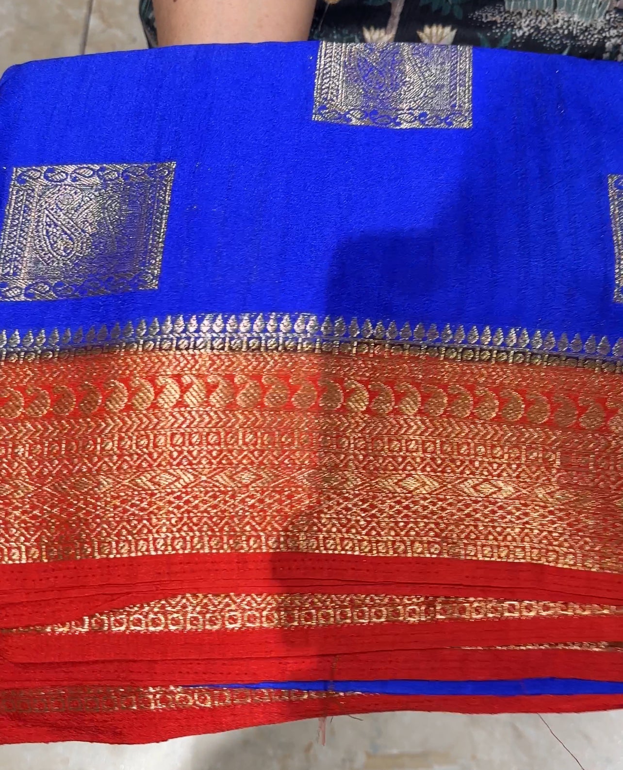 SEMI BANARASI SAREES - IHA 19629