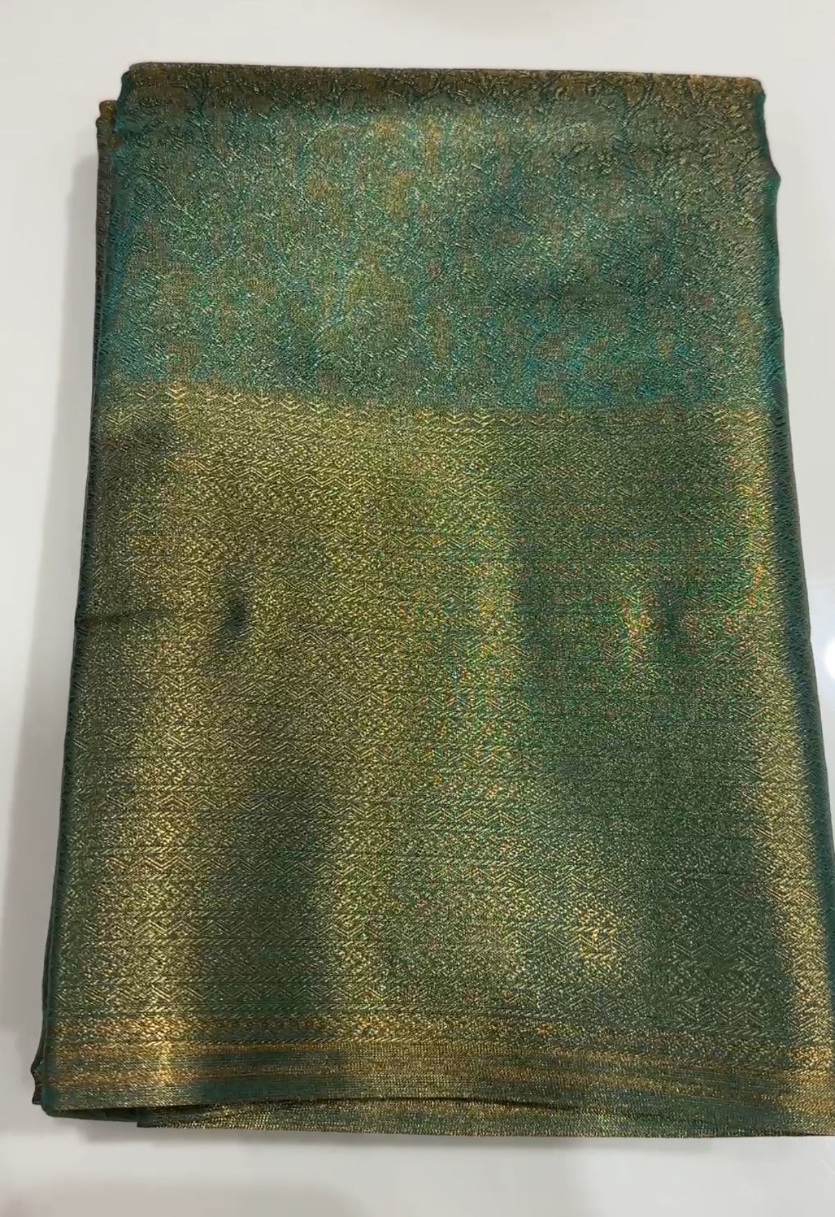 TISSUE KANCHIPURAM SILK SAREE - IHA 19303