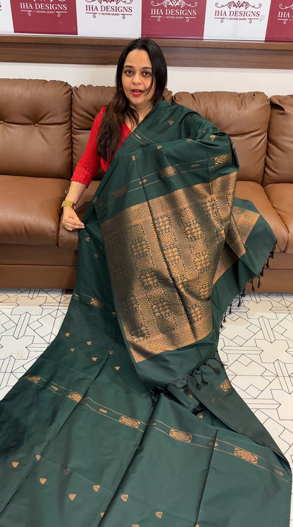 SEMI SOFT SILK SAREE - IHA 19272