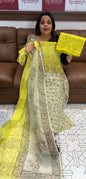 GEORGETTE UNSTITCHED SALWAR SUITS - IHA 17868