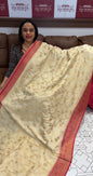 SEMI BANARASI SAREE - IHA 19208