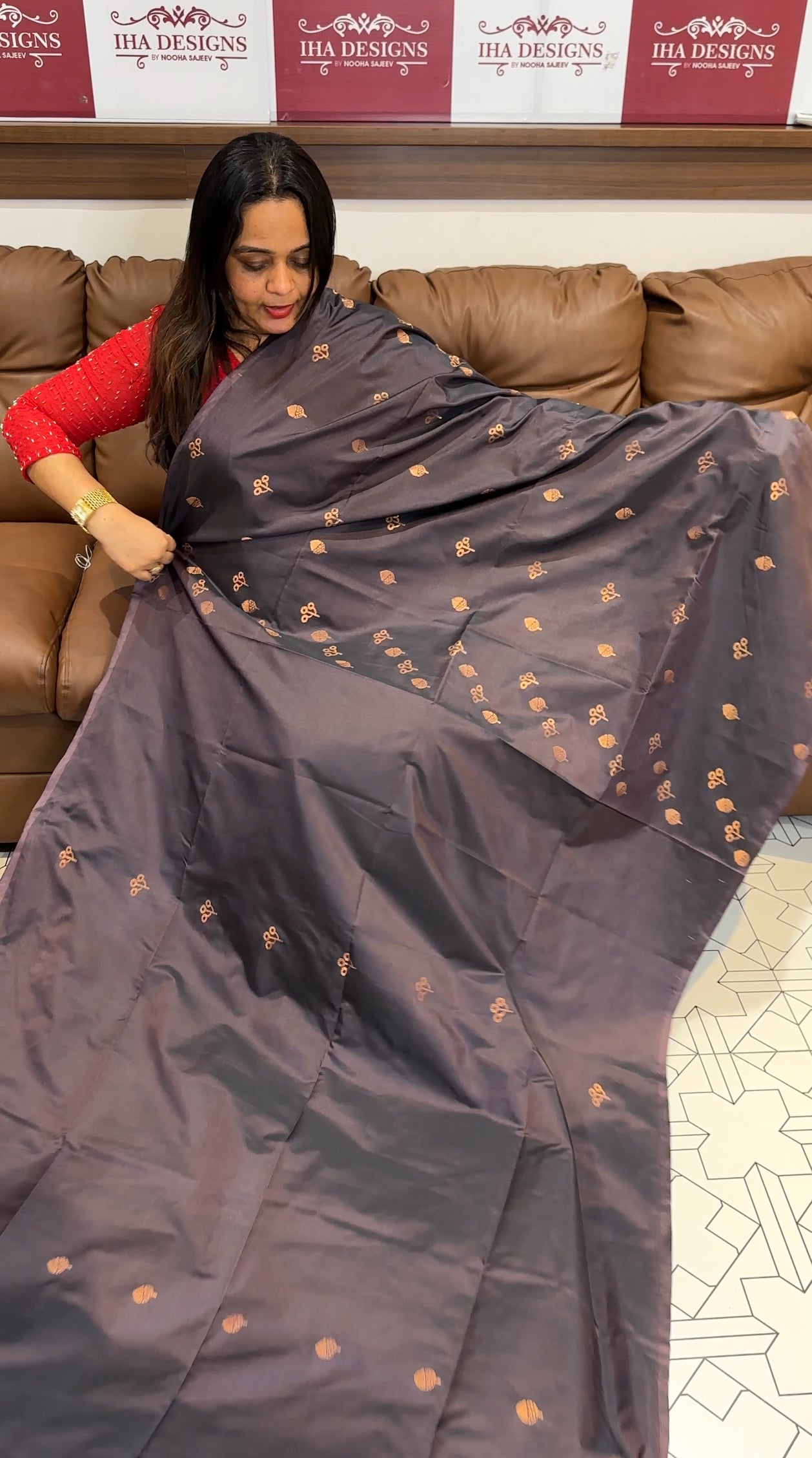 SEMI SOFT SILK SAREE - IHA 19272