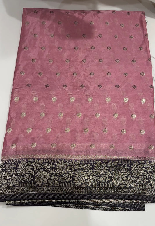 PLATINUM CHIFFON SAREES - IHA 18617