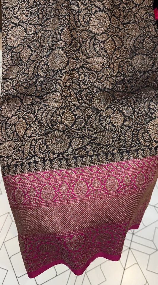 SEMI KATAN SAREE - IHA 17813