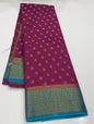 SEMI CRAPE BANARASI SAREES - IHA 18333