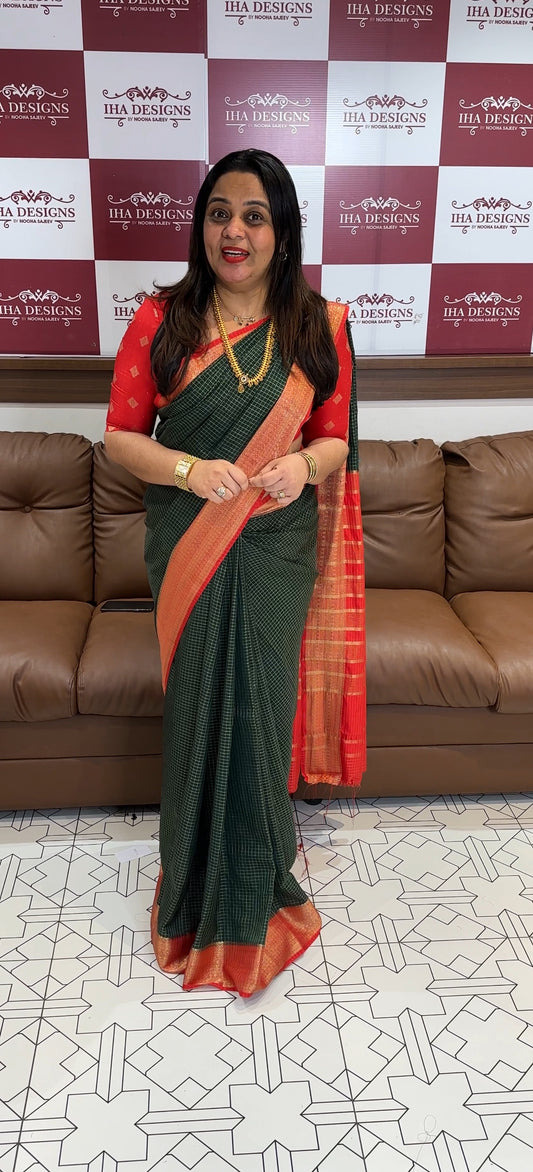 BUDGET BUY BANARASI SAREE - IHA 19239