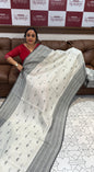 HANDLOOM LINEN SAREES - IHA 15965