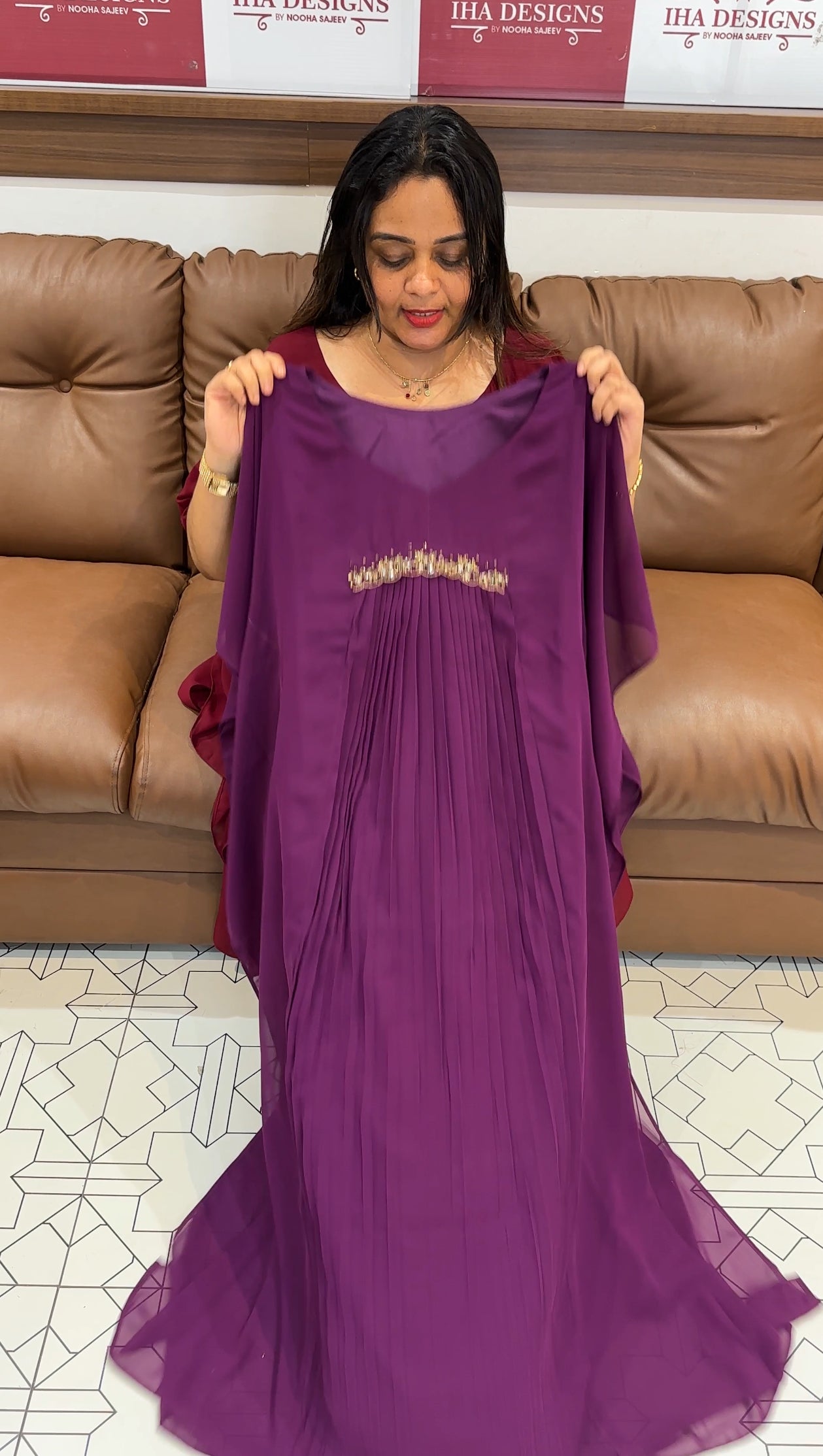 IHA'S IN-HOUSE DESIGNER KAFTAN TOPS - IHA 20387