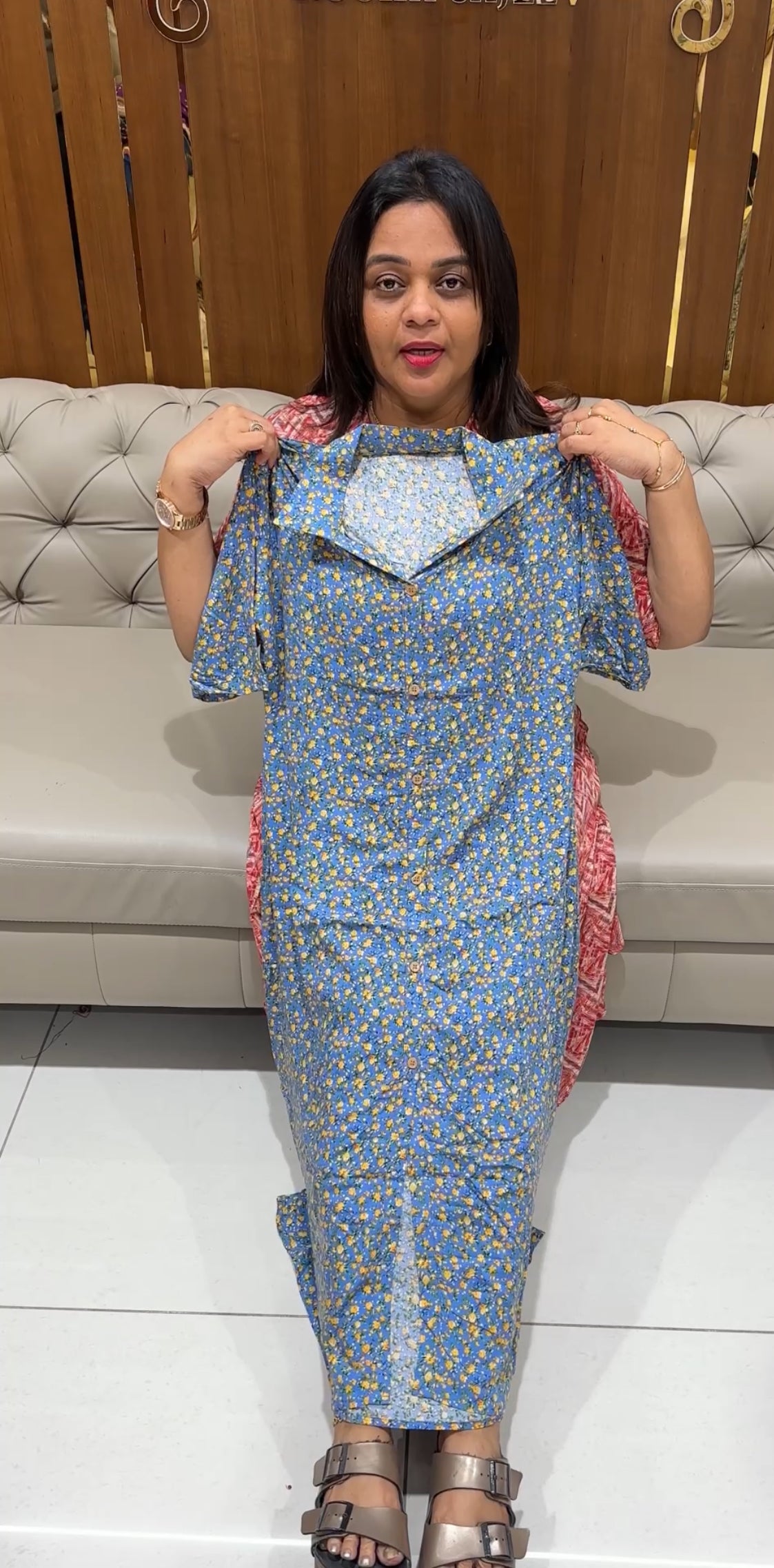 IHA'S IN-HOUSE PRINTED FROCKS - IHA 24424