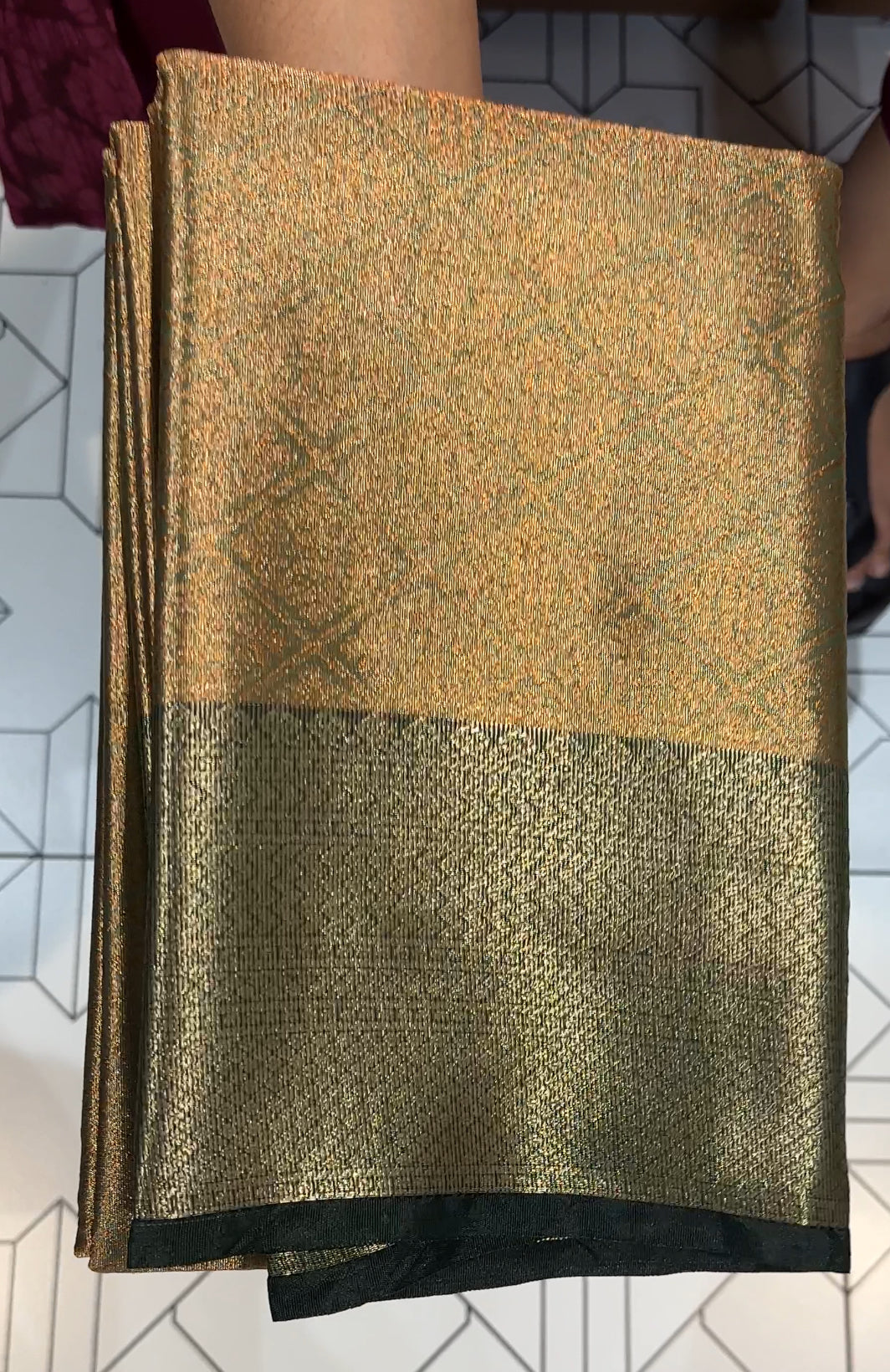 SEMI TISSUE SILK SAREE - IHA 18038