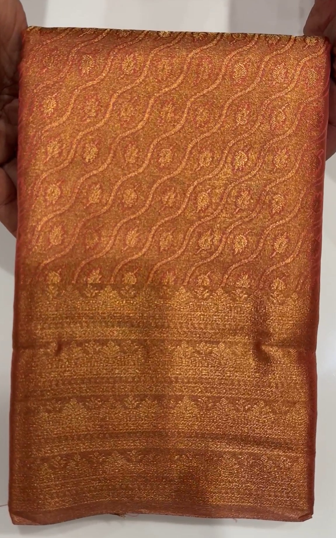 TISSUE KANCHIPURAM SILK SAREE - IHA 19303