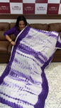 SHIBORI PRINTED COTTON SAREE - IHA 19089