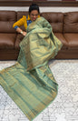 SEMI TISSUE SILK SAREE - IHA 15613