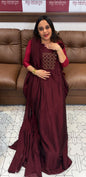 IHA'S IN-HOUSE SEMI RAW SILK UNSTITCHED SALWAR SUITS  - IHA 18485