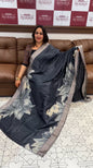 SEMI TUSSUR SAREE - IHA 16387