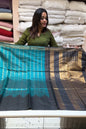 DESIGNER RAW SILK SAREE - IHA 16389