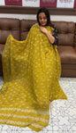 PRINTED VISCOSE GEORGETTE UNSTITCHED SALWAR SUITS - IHA 16381