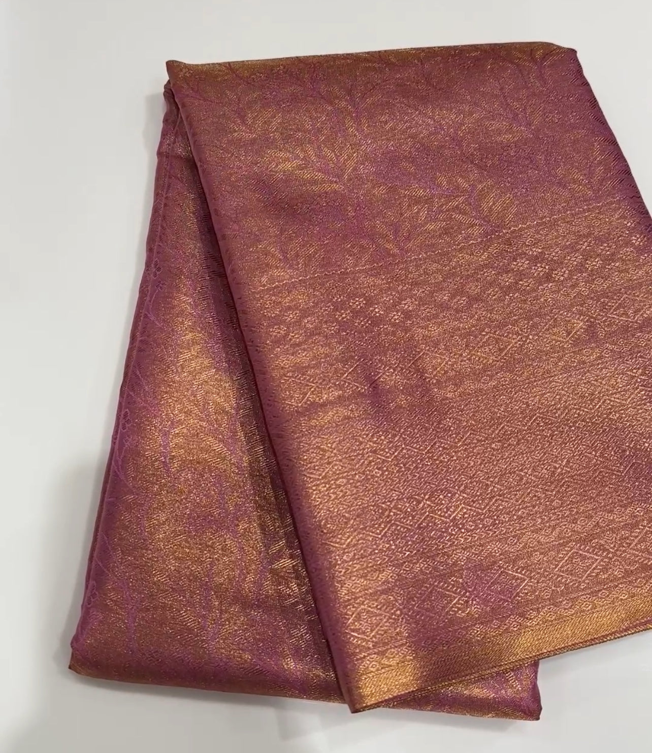 TISSUE KANCHIPURAM SILK SAREE - IHA 19303