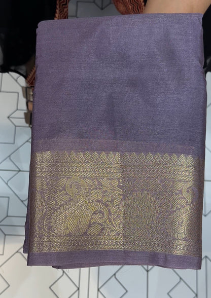 SEMI BANARASI SAREES - IHA 18550