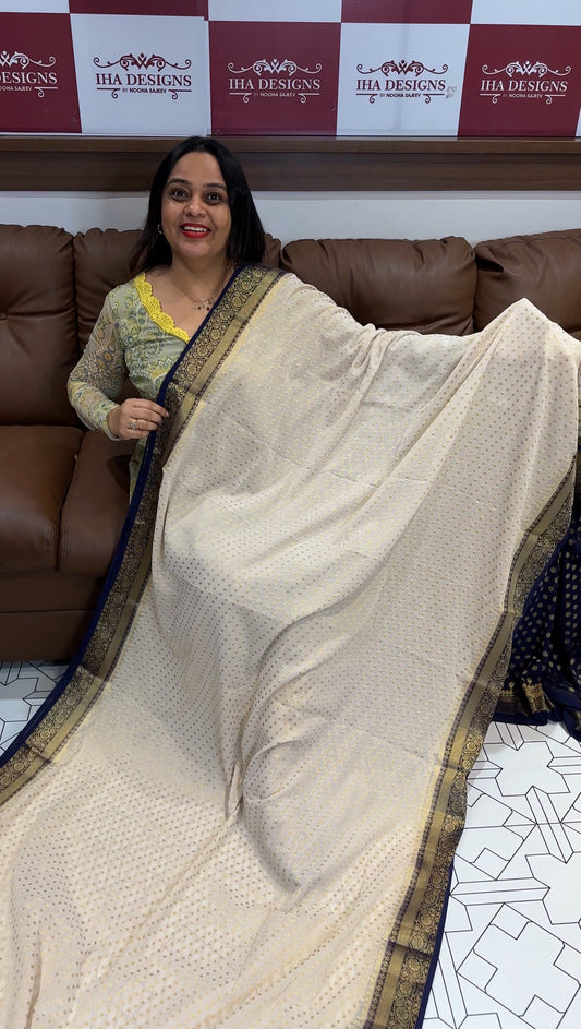 GEORGETTE BANARASI SAREE - IHA 19199