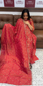 IHA'S IN-HOUSE TISSUE UNSTITCHED SALWAR SUITS  - IHA 18587