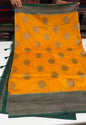 SEMI BANARASI SAREES - IHA 18730