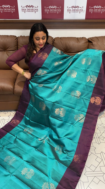 DESIGNER SOFT SILK SAREES - IHA 19041