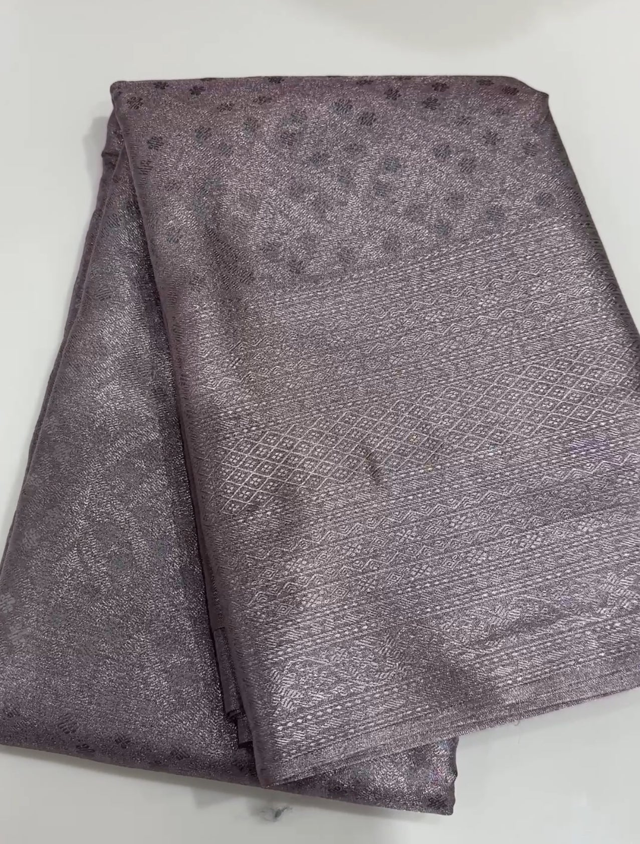 TISSUE KANCHIPURAM SILK SAREE - IHA 19303