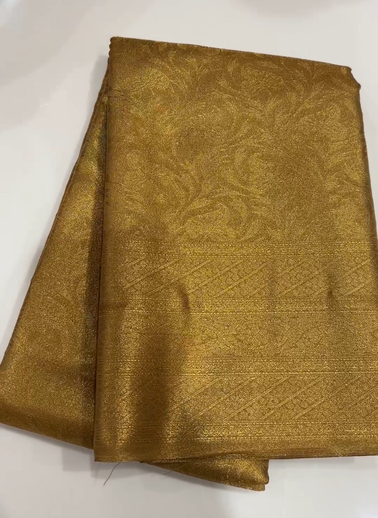 TISSUE KANCHIPURAM SILK SAREE - IHA 19303