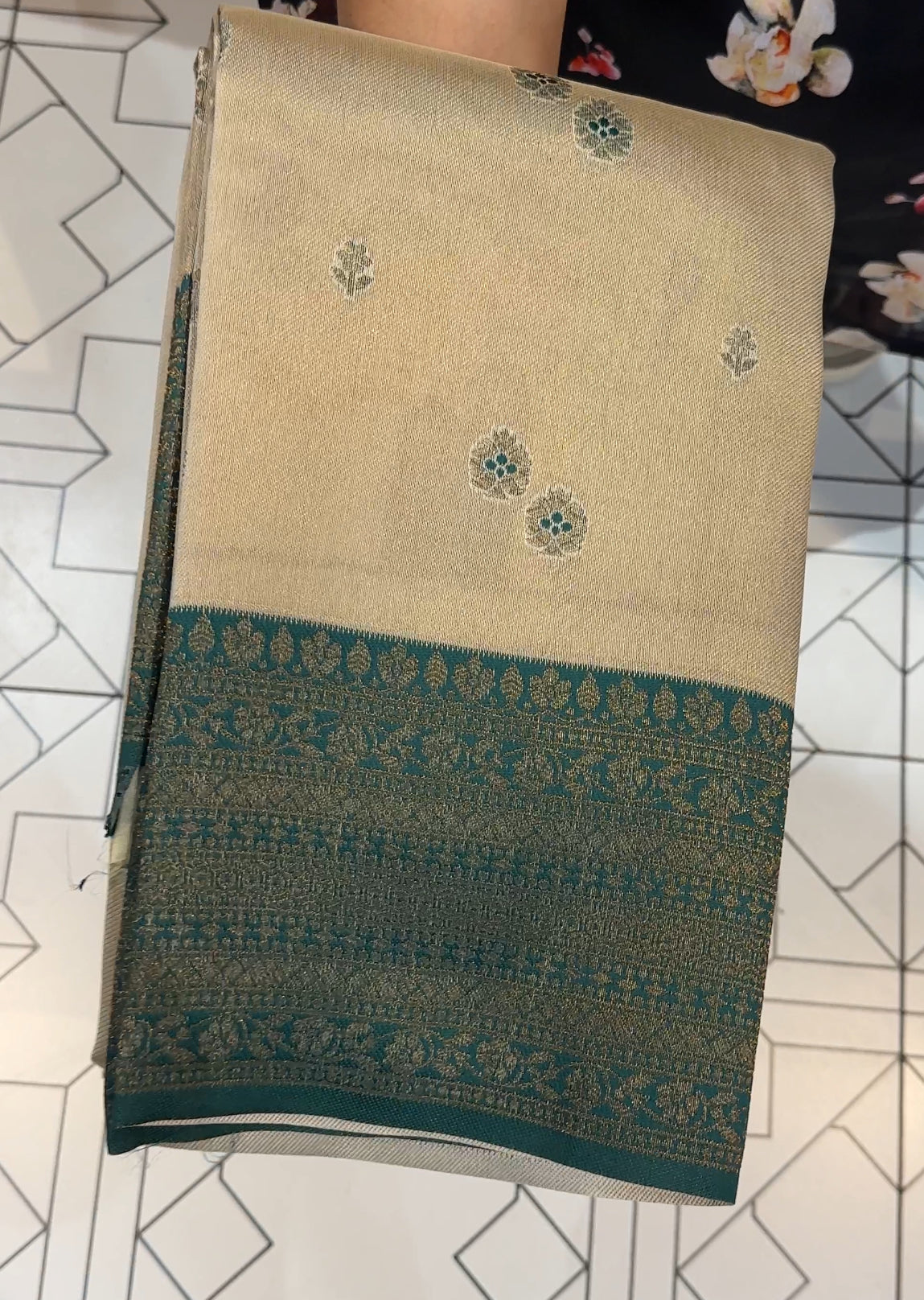 BUDGET BUY SEMI TISSUE SILK SAREE - IHA 18145