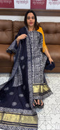 BATIK PRINTED UNSTITCHED SALWAR SUITS - IHA 17369