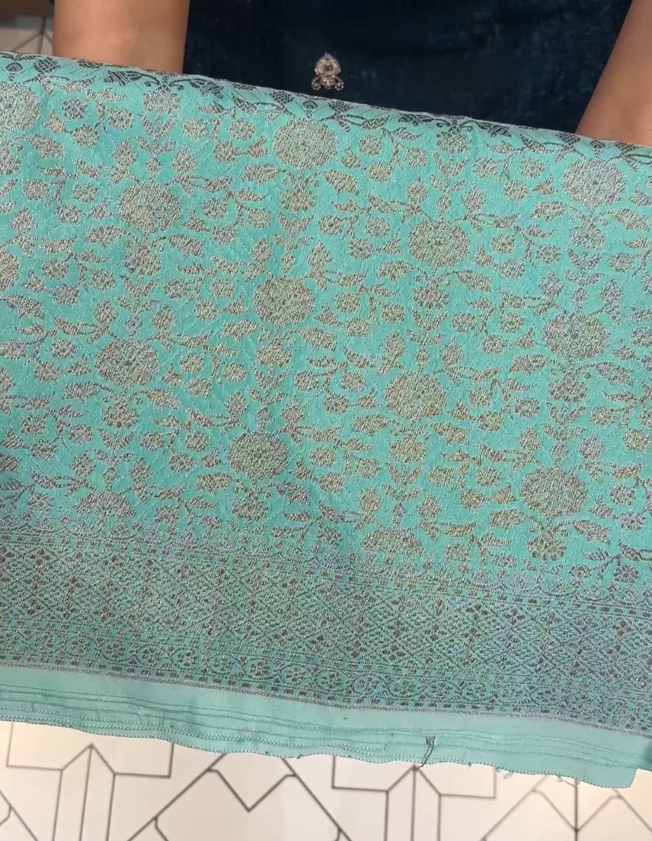 SEMI KATAN SAREE - IHA 19561