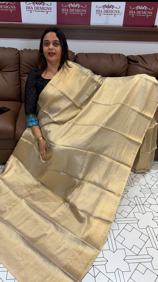 TISSUE BANARASI SAREE - IHA 19267