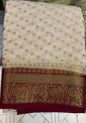 GEORGETTE BANARASI SAREE - IHA 19199