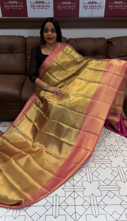 FORWARD TISSUE SILK SAREES - IHA 18422