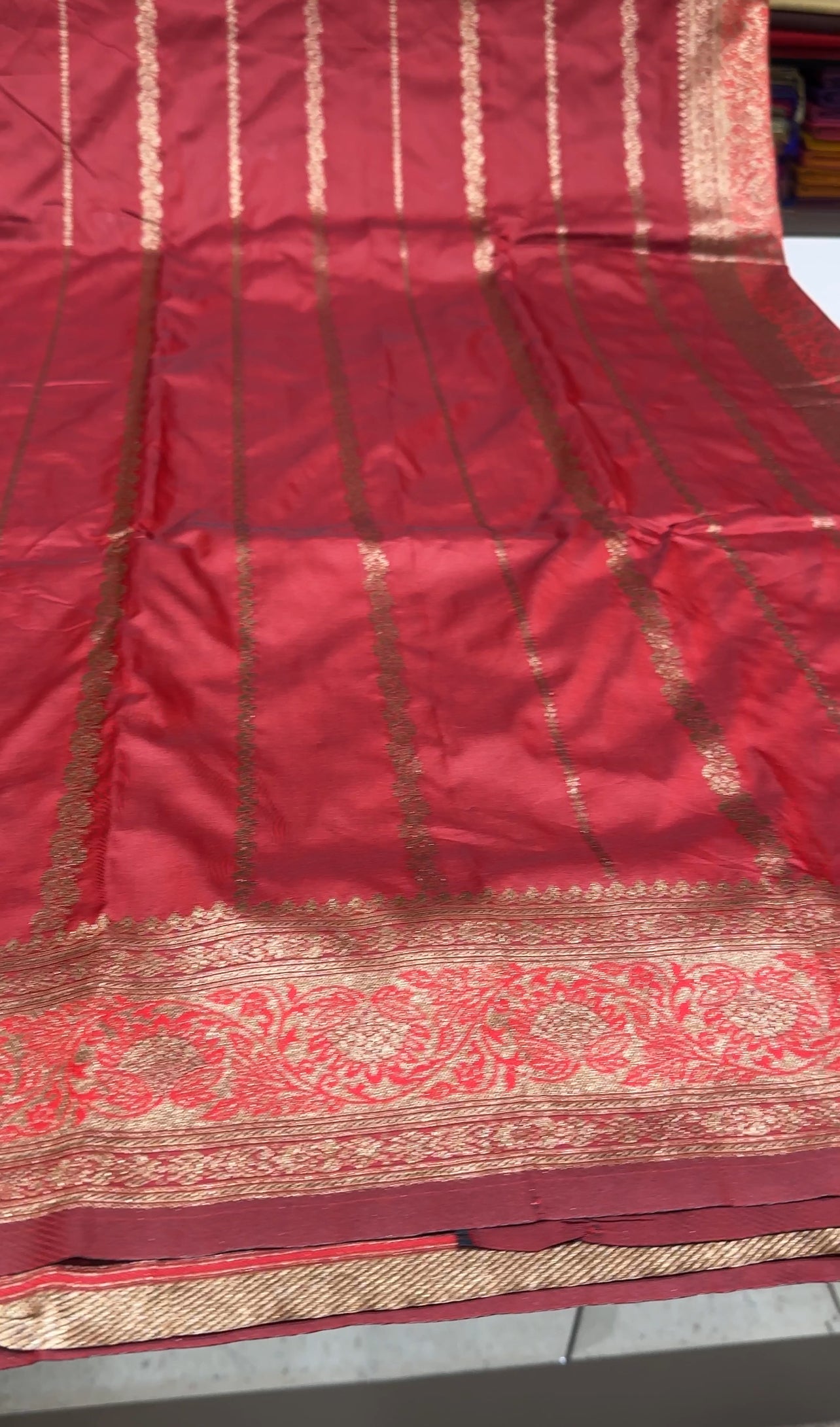 SEMI KATAN BANARASI SAREES - IHA 16770