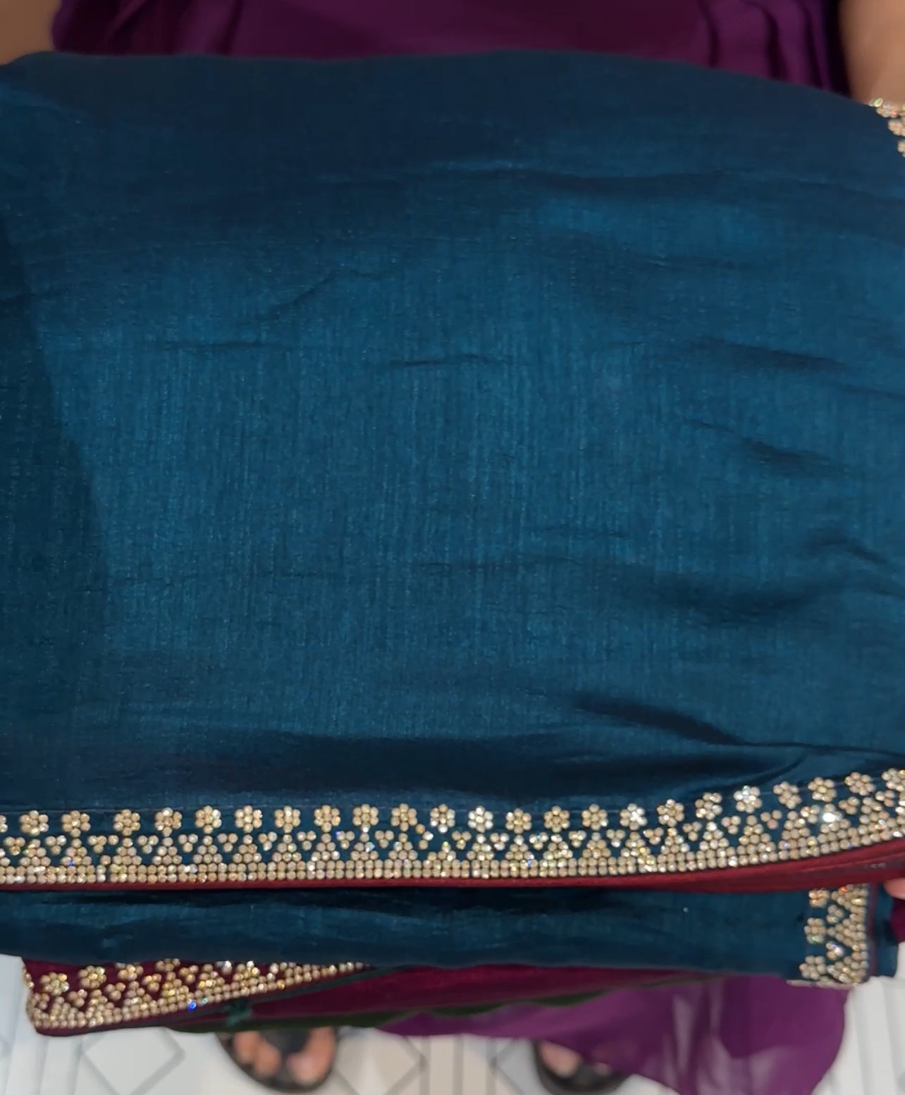 SEMI RAW SILK SAREES - IHA 17419