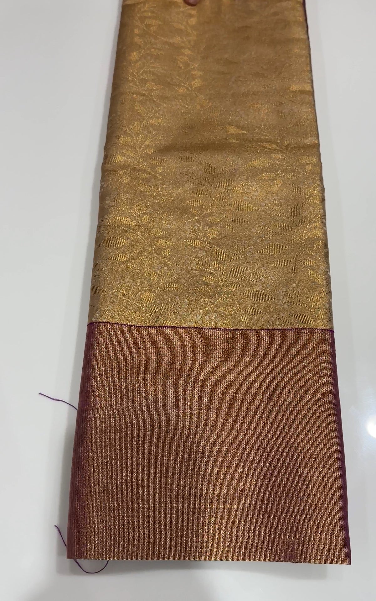 TISSUE KANCHIPURAM SILK SAREE - IHA 19310