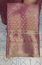 TISSUE KANCHIPURAM SILK SAREES - IHA 17432