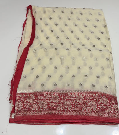 PLATINUM CHIFFON SAREES - IHA 18617