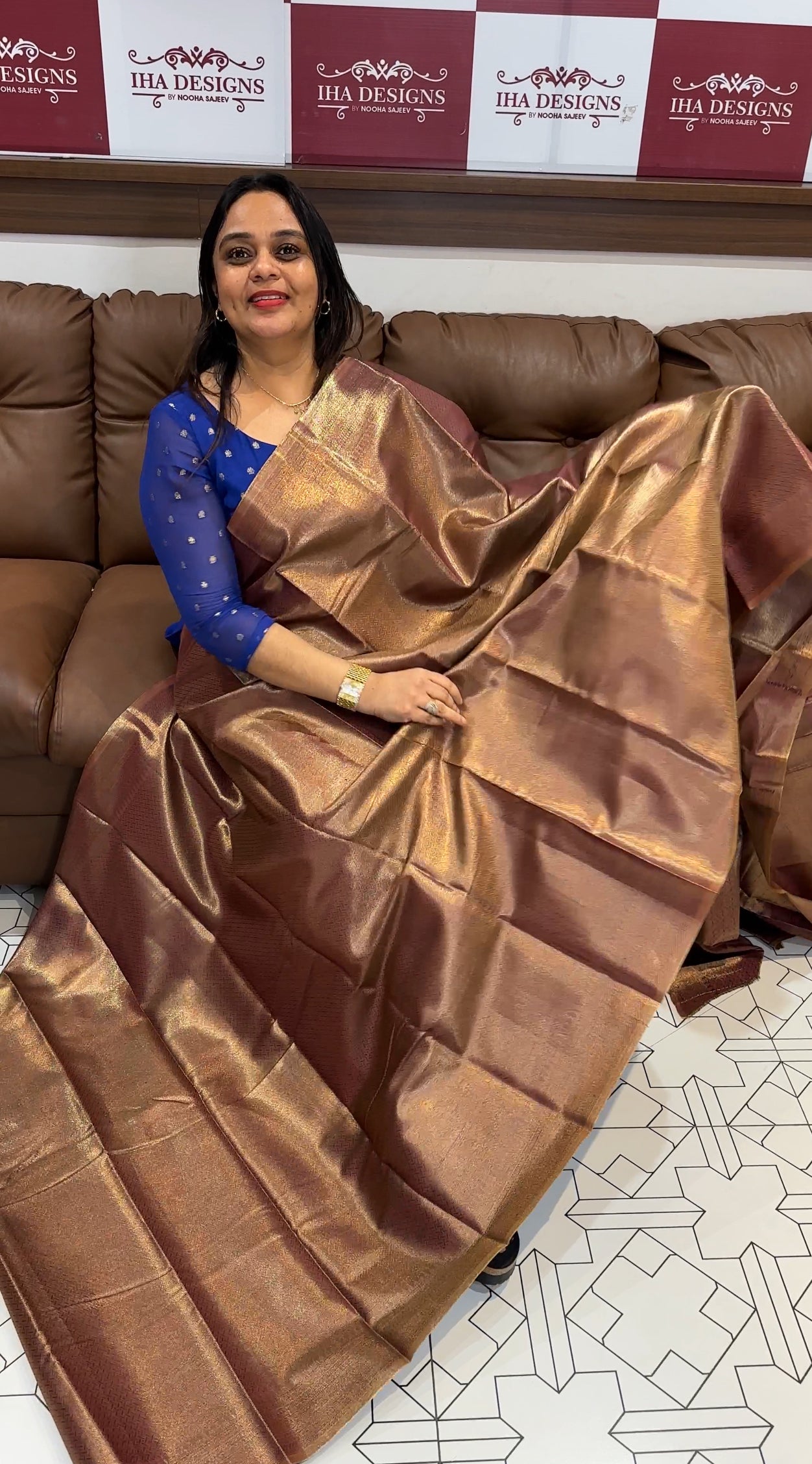 SEMI SILK SAREES - IHA 18369