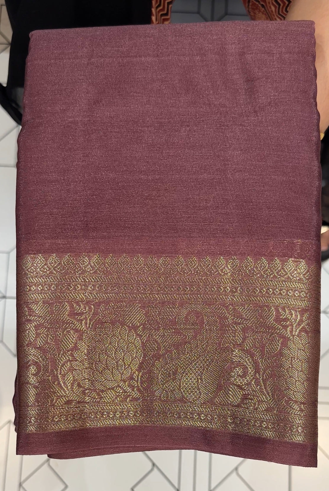 SEMI BANARASI SAREES - IHA 18550