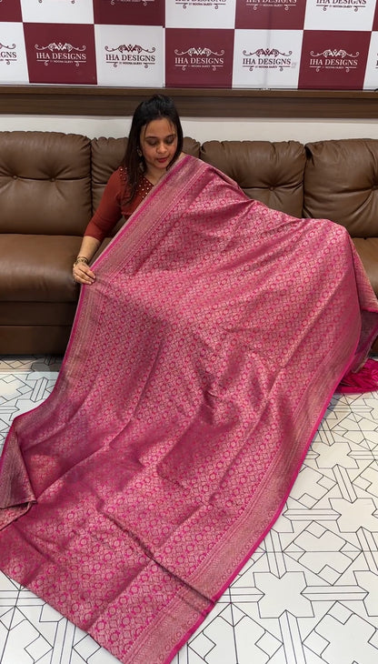 SEMI KATAN SAREE - IHA 14597